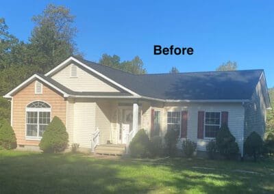 Before complete exterior remodel