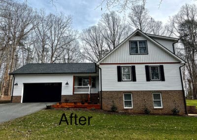 After complete exterior remodel