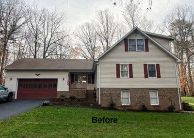 Before complete exterior remodel