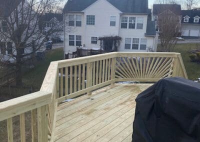 New deck and stairs
