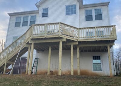 New deck and stairs