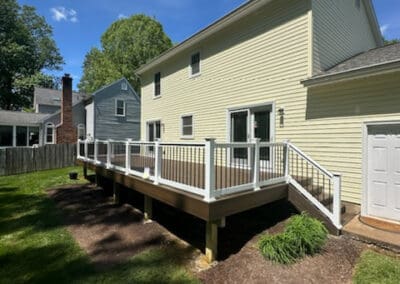 New deck and stairs