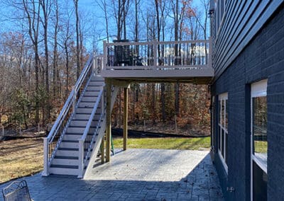 New deck, railing and stairs