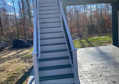 New deck, railing and stairs