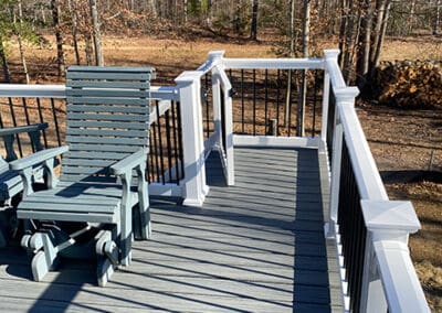 New deck and railing