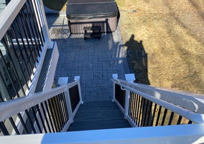 New deck, railing and stairs