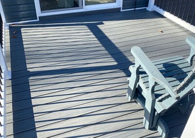 New deck and railing