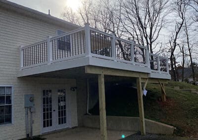 New deck and railing