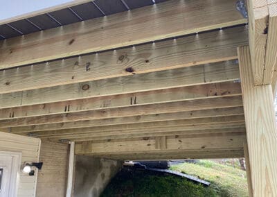 New deck and railing