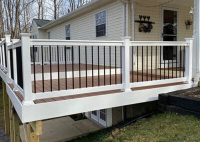 New deck and railing