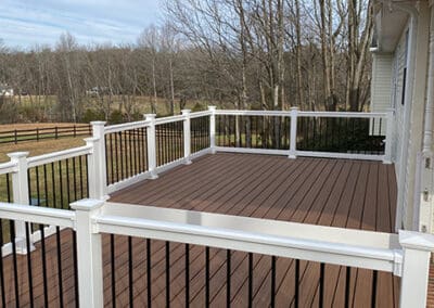 New deck and railing