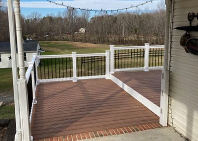 New deck and railing