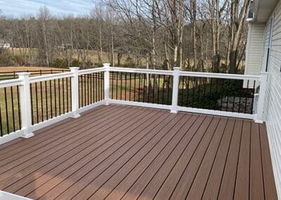 New deck and railing