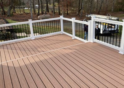 New deck and railing