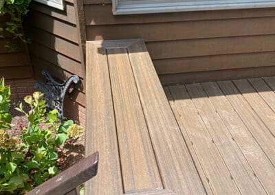 New deck bench