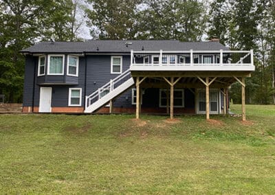 New deck, railing and stairs