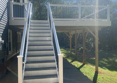 New deck, railing and stairs