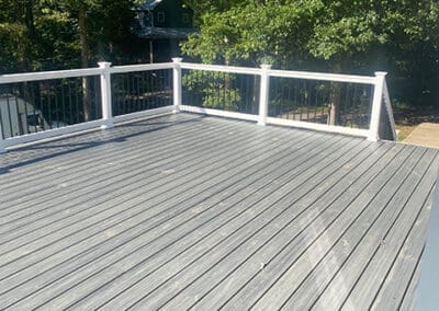 New deck and railing