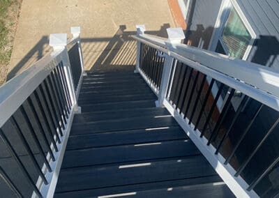New deck and stairs
